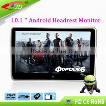 10.1'' Color Wide Lcd Digital Touch Screen android 4.4 car headrest monitor