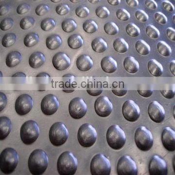 Industrial rubber flooring bubble anti fatigue mat black good price