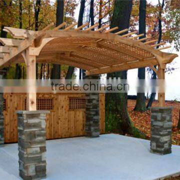 recycled backyard outside hollow composite wood decking wpc decking kids gazebo