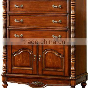 2015 antique design top grade luxury wooden chest furniture