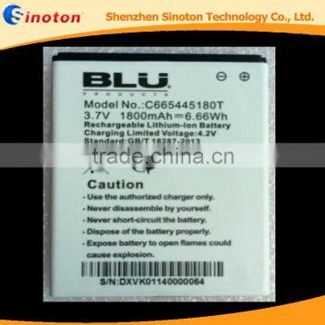 Wholesales Rechargeable Lithium ion Battery For BLU Neo 4.5 C665445180T