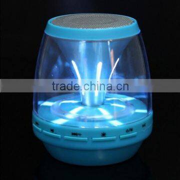 New Magic lights Mini Bluetooth Z-189 Speakers Stereo Wireless portable Handsfree Loudspeaker Support FM AUS SD Card For iPhone