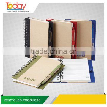 ECOZONE FSC Certification Natural Recycle kraft paper notebook