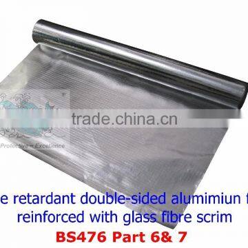 Fire retardant double sided air duct insulation foil