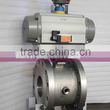 Ball Valve With Heating Jacket Flange End