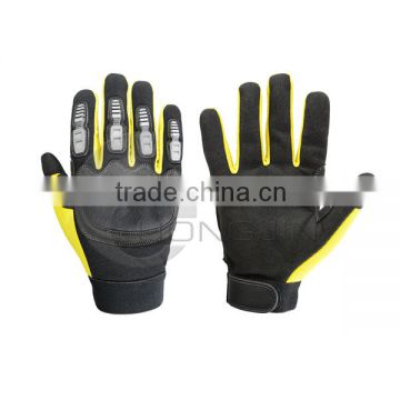 Heavy Duty Anti-Slip Leather Mechanic Working Gloves