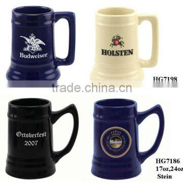 custom made ceramic beer mug