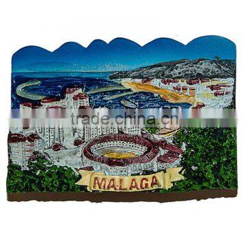 souvenir 3D Malaga View spain fridge magnet