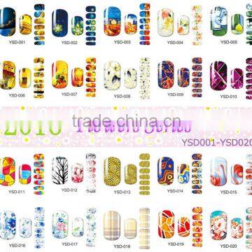 Fashion Style Water Nail Stickers, water sticker, water transfer nail art stickers