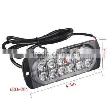 Super Thinnest LED Strobe Lightheads/ LED Surface Mount Strobe light/Dash light /Grille light (SR-LS-LD-12K),36W LED,Super-Thin