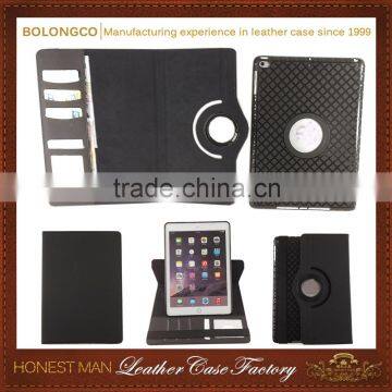 Original design 360 degree rotating detachable leather case for ipad mini 4 case wholesale