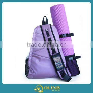 Yoga Mat Backpack; Multi-Purpose Crossbody Sling Backpack; Good for Hiking, Biking, Walking, Travel, Sport and Beach photo-5