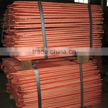 high grade 99.99% Electrolytic Copper Cathode plate