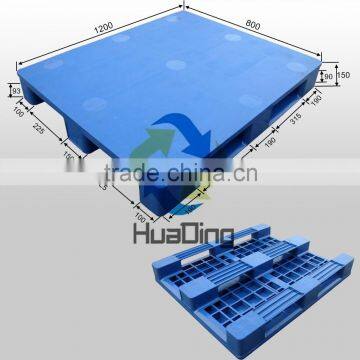 Cheap HDPE plastic pallets 1200*800*150 mm