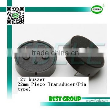 hot sell 12v 90DB 22mm buzzer FBPT2210