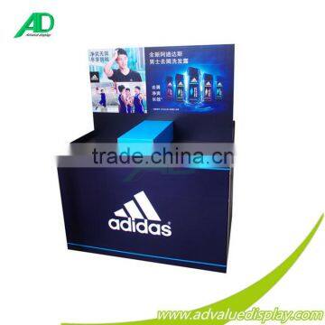 stock corrugated displays for supermarket promotion mens bath soap/pomade