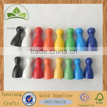 mini wooden chess Chinese checker pieces jumping chess checker