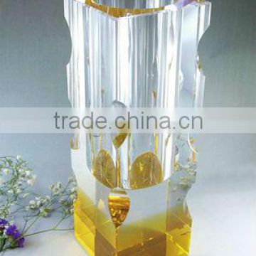 cheap pure crystal vase products for home and company gifts usage