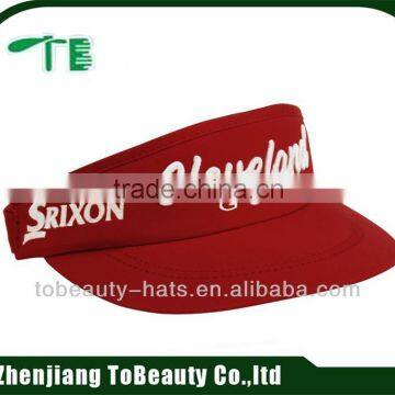 embroidery golf sun visor cap