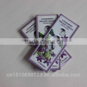 Votive Unscented Colored Long Burning Candles photo-6