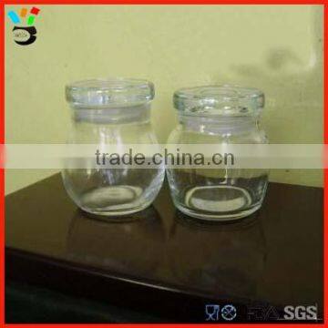 Home Decoration Soy Wax Jar Candlestick Holder Custom Made Glass Candle