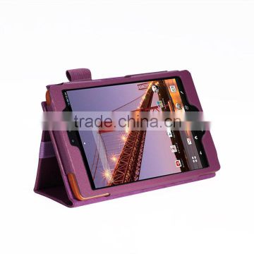 tablet leather cover case leather tablet case for Sharp AQUOS PAD SH-08E