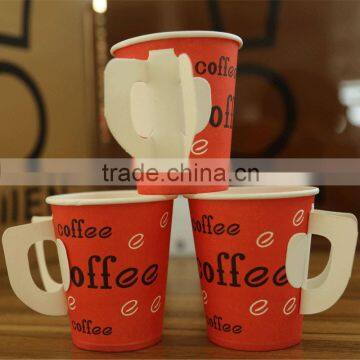New Design Logo Printed Paper Cup With Handle photo-2