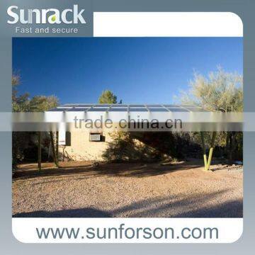 Al6005 sola panel carparking mounting structures