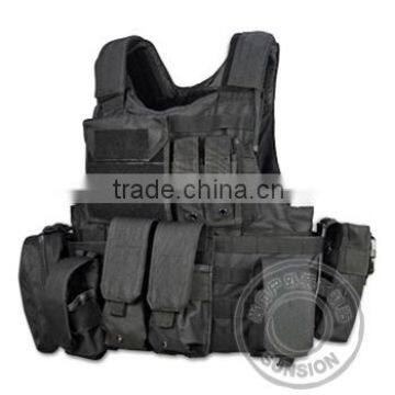 High Quality Tactical Vest adopts1000D high strength Nylon fabric