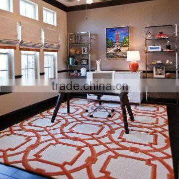 Manufactured Hand Tufted cut pile textured wool cheap rugs and carpet, Shenzhen carpet