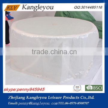 Outdoor dustproof plastic table cover