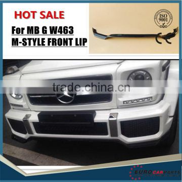 ON PROMOTION!High Quality w463 G63 G65 MAN-SORY CARBON FIBER front lip for MB M-STYLE G63 W463