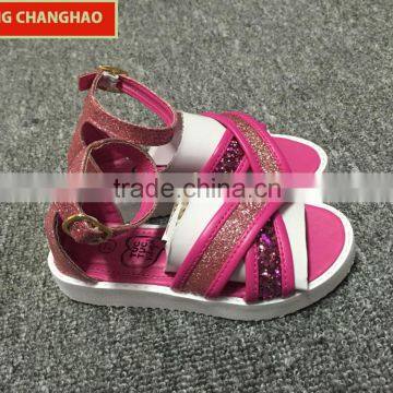 2016 New Design PU Rose Red Fashion Cork Slipper For Kids photo-1