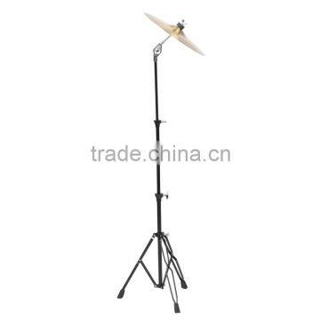 hot sale cheap style 19mm steel tube black cymbal stand for crash cymbal