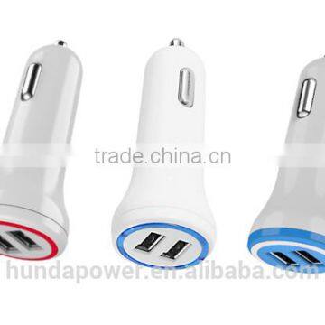 High speed portable car battery charger 5V 4.8A 24W