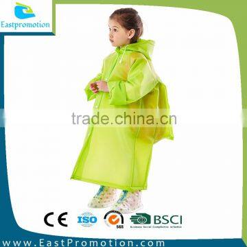 COLORFUL SCHOOL BACKPACK KIDS RAINCOAT