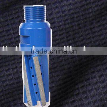 CNC Segmented Diamond finger bits for granite with Sloped slots