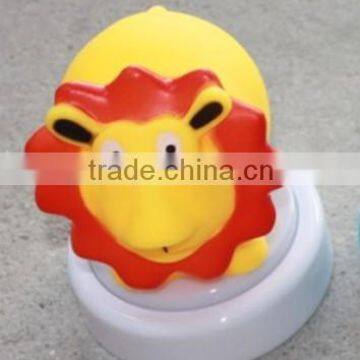 LED animal push night lamp lion touch night light