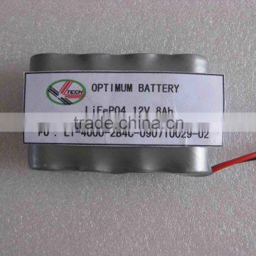 Lithium Iron Phosphate Batteries LiFePO4 Batteries 12V-8Ah Charger