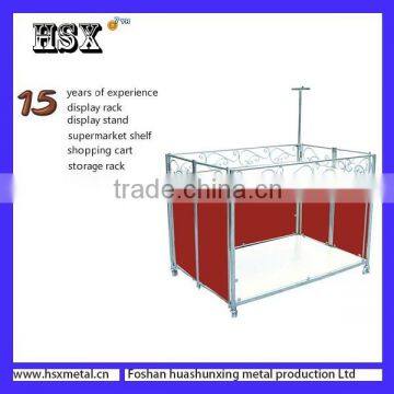 metal supermarket promotion table cart HSX-S672