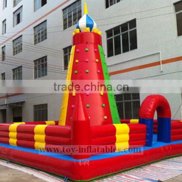 2014 cheap inflatable climbing tower