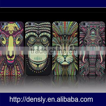 LUXO Glow In The Dark Owl Wolf Tiger Shell Skin Luminous Noctilucent 3D Case for iphone 7 case