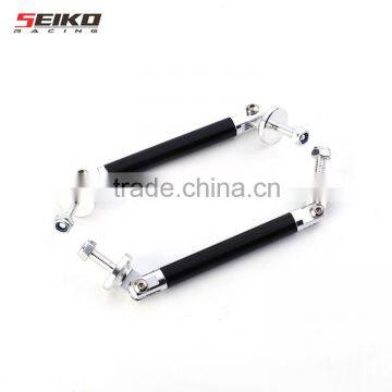 100MM Universal Racing Front Bumper Lip Splitter Rod Strut Tie Bar Support Kit