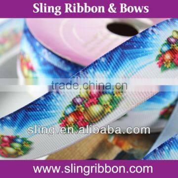 Polyester Heat Transfer Christmas Decoration Printing Ribbon