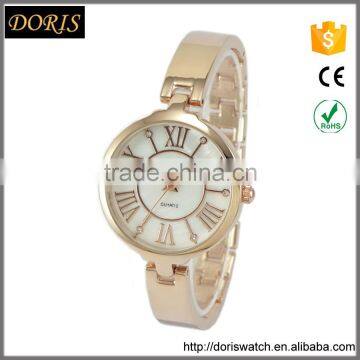 New roman design mother of pearl dial ladies fancy watches
