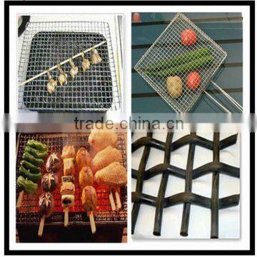 stainless steel 304 or 201 crimped barbecue wire mesh