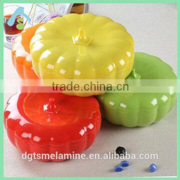 melamine plastic pumpkin candy box