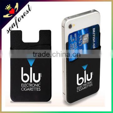 Custom silicone smart wallet card holder for promotional