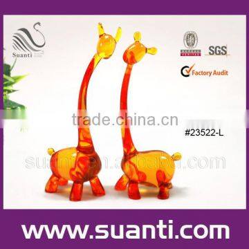 liuli resin deer statue