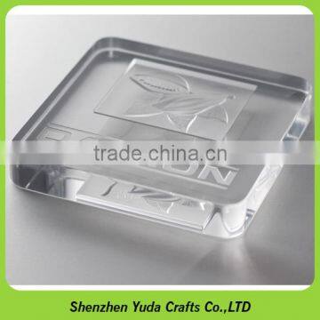Manufacturing Milled Parts Glass Polished Block CNC Acrylic Machining With Router Service